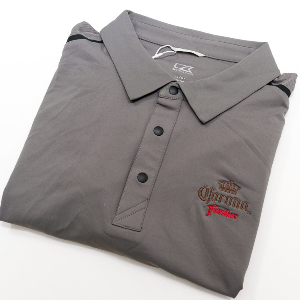 Cutter & Buck Mens Polo Shirt Corona Logo